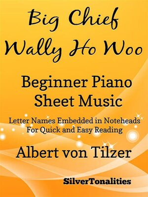 cover image of Big Chief Wally Ho Woo Beginner Piano Sheet Music